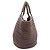 Borsa Intrecciato Bottega Veneta in pelle di vitello marrone - vista 3