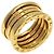 Bulgari Anello Bvlgari B-zero1 4-Band in oro giallo 18K - vista 2