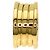 Bulgari Anello Bvlgari B-zero1 4-Band in oro giallo 18K - vista 3