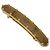 Fermaglio per capelli dorato con logo LV Flower Sweet Dreams di Louis Vuitton Beige