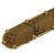 Fermaglio per capelli dorato con logo LV Flower Sweet Dreams di Louis Vuitton Beige - vista 5