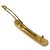 Fermaglio per capelli dorato con logo LV Flower Sweet Dreams di Louis Vuitton Beige - vista 9