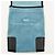 Borsa a spalla in suede blu Loewe - vista 14