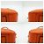 Prada Orange Leder Boston Tasche - Ansicht 15