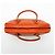 Prada Orange Leder Boston Tasche - Ansicht 4