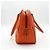 Prada Orange Leder Boston Tasche - Ansicht 7