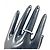 Platinbandring Design Elsa Peretti von Tiffany & Co. Silber - Ansicht 7