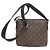 Borsa a Spalla Louis Vuitton M40935 District PM Monogram Macassar Marrone Nero Monogramma - vista 2