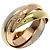 Anello Trinity Cartier in oro giallo 18K D'oro - vista 2