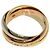 Anello Trinity Cartier in oro giallo e rosa 18K D'oro - vista 3