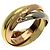 Anello Trinity Cartier in oro giallo 18K D'oro - vista 2