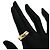 Anello Trinity Cartier in oro giallo 18K D'oro - vista 4