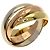 Anello Trinity Cartier in oro giallo 18K D'oro - vista 2