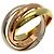 Anello Trinity Cartier in oro giallo 18K D'oro - vista 2