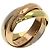 Anello Trinity Cartier in oro giallo 18K D'oro - vista 2
