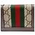 Billetera Compacta Ophidia en Lona GG de Gucci Castaño Beige - vista 2