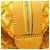 Goyard Boeing 30 Herringbone Pattern Boston Bag Yellow - view 12