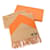 Stola Chevron Casaque Hermès Marrone Arancione  - vista 1