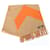 Stola Chevron Casaque Hermès Marrone Arancione  - vista 2