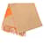 Stola Chevron Casaque Hermès Marrone Arancione  - vista 3