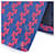Cravatta in seta Hermès in blu navy e rosso  - vista 12