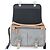 Borsa a Spalla Triangle in Re-Nylon Tessuto di Prada Marrone Nero - vista 13
