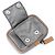 Borsa a Spalla Triangle in Re-Nylon Tessuto di Prada Marrone Nero - vista 17