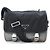 Borsa a Spalla Triangle in Re-Nylon Tessuto di Prada Marrone Nero - vista 2