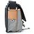 Borsa a Spalla Triangle in Re-Nylon Tessuto di Prada Marrone Nero - vista 4