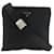 Borsa a spalla in satin Prada Nero