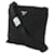 Borsa a spalla in satin Prada Nero - vista 2