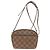 Borsa a Spalla Pochette Ipanema N51296 di Louis Vuitton Marrone Damier ebene