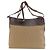 Borsa a Spalla con Motivo Trotter di Christian Dior Marrone - vista 2