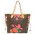 Louis Vuitton Neverfull MM Rose Tote Bag Braun Monogramm - Ansicht 2
