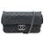 BORSA CHANEL JUMBO A FLAP SINGOLO LOGO CC RUTHENIUM BORSA CON CATENA CC Grigio antracite