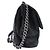 BORSA CHANEL JUMBO A FLAP SINGOLO LOGO CC RUTHENIUM BORSA CON CATENA CC Grigio antracite - vista 3