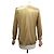 CAMICIA VINTAGE CHANEL P41511 BOTTONI CABOCHON GRIPOIX M 38 SETA TOP D'oro - vista 3
