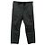 Pantalones rectos de algodón negro adornados de Isabel Marant