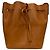 Mini borsa a secchiello Mansur Gavriel in pelle marrone