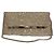 Clutch Margot con Cadena Jimmy Choo en Brillo Plateado