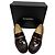 Timeless Mocassini con logo lucido Chanel in pelle di vitello marrone Rosso - vista 12