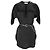 Vestido Mini Cinturón Saint Laurent en Acetato Negro