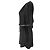 Vestido Mini Cinturón Saint Laurent en Acetato Negro - vista 2