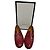 Mocassini Gucci Jordaan in pelle di vitello rossa - vista 10