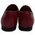 Mocassini Gucci Jordaan in pelle di vitello rossa - vista 3