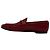 Mocassini Gucci Jordaan in pelle di vitello rossa - vista 4