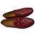 Mocassini Gucci Jordaan in pelle di vitello rossa - vista 5