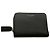 Saint Laurent Rive Gauche Compact Zip Geldbörse aus grauem Leder