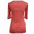 Top a rayas Prada de manga 3/4 en algodón rojo Roja - vista 3