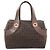 Borsa in tela Logomania Bvlgari Bulgari per donne Marrone